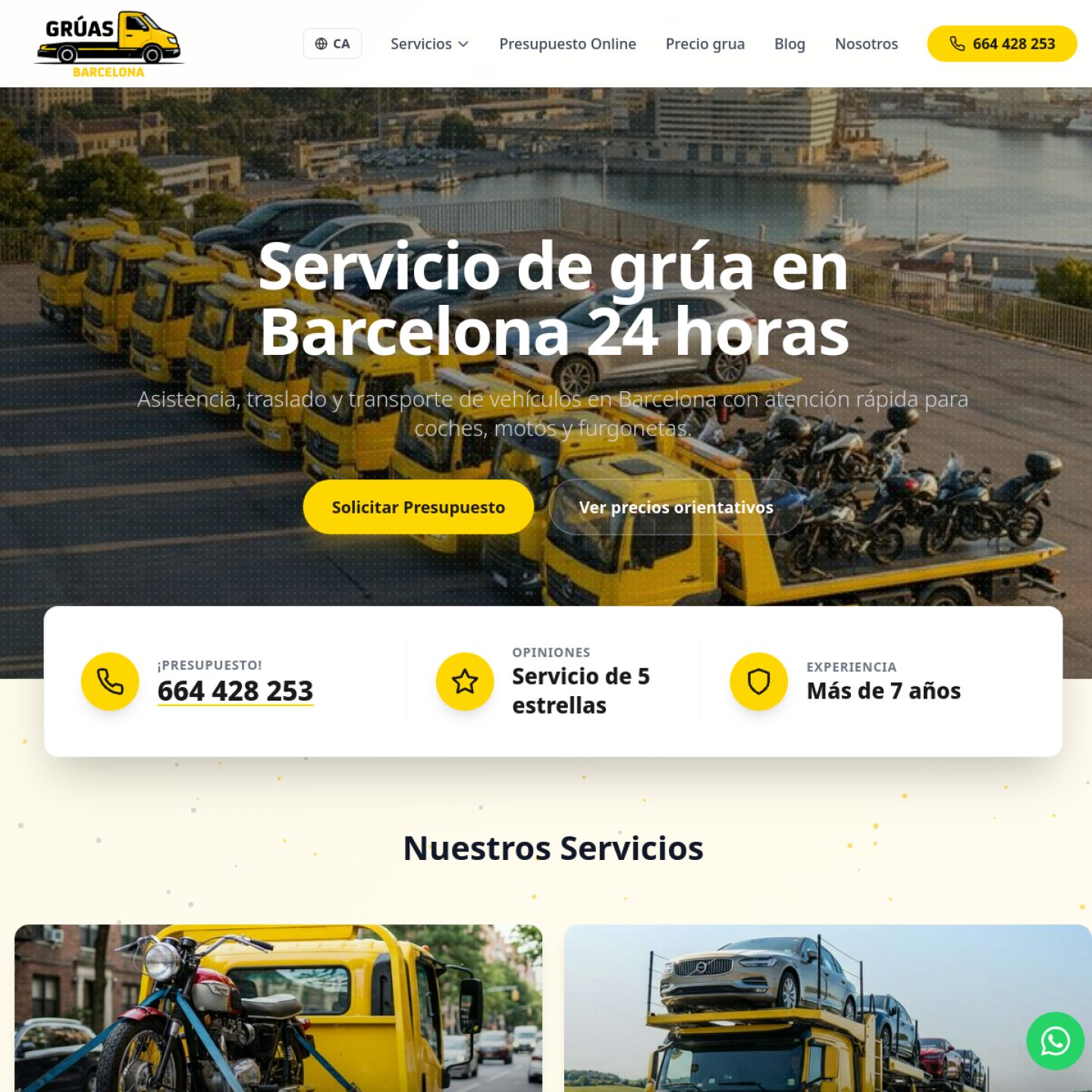 Portada de GruasEnBarcelona